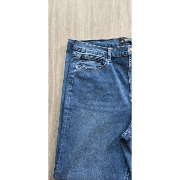 Nanette Lepore Jolie Super High Rise Relaxed Straight Jeans 16 NWT - Picture 5 of 16